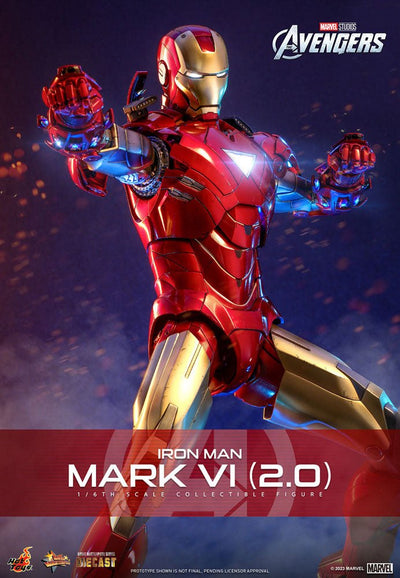 Marvel's The Avengers Movie Masterpiece Diecast Action Figure 1/6 Iron Man Mark VI (2.0) 32cm - Action Figures - Hot Toys - Hobby Figures UK
