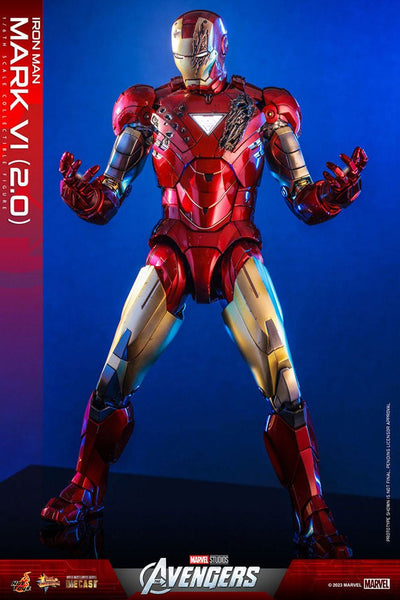 Marvel's The Avengers Movie Masterpiece Diecast Action Figure 1/6 Iron Man Mark VI (2.0) 32cm - Action Figures - Hot Toys - Hobby Figures UK