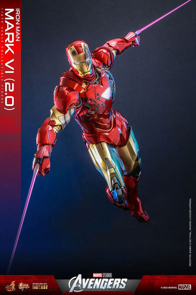 Marvel's The Avengers Movie Masterpiece Diecast Action Figure 1/6 Iron Man Mark VI (2.0) 32cm - Action Figures - Hot Toys - Hobby Figures UK