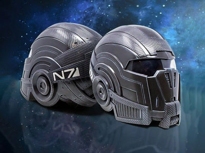 Mass Effect: Andromeda Replica 1/1 Pathfinder Alec Ryder's N7 Helmet Andromeda Variant 41cm - Scale Statue - BioWare - Hobby Figures UK