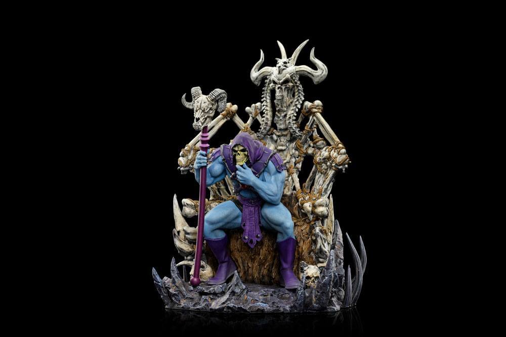 Masters of the Universe Art Scale Deluxe Statue 1/10 Skeletor on Throne Deluxe 29cm - Scale Statue - Iron Studios - Hobby Figures UK