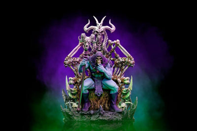 Masters of the Universe Art Scale Deluxe Statue 1/10 Skeletor on Throne Deluxe 29cm - Scale Statue - Iron Studios - Hobby Figures UK