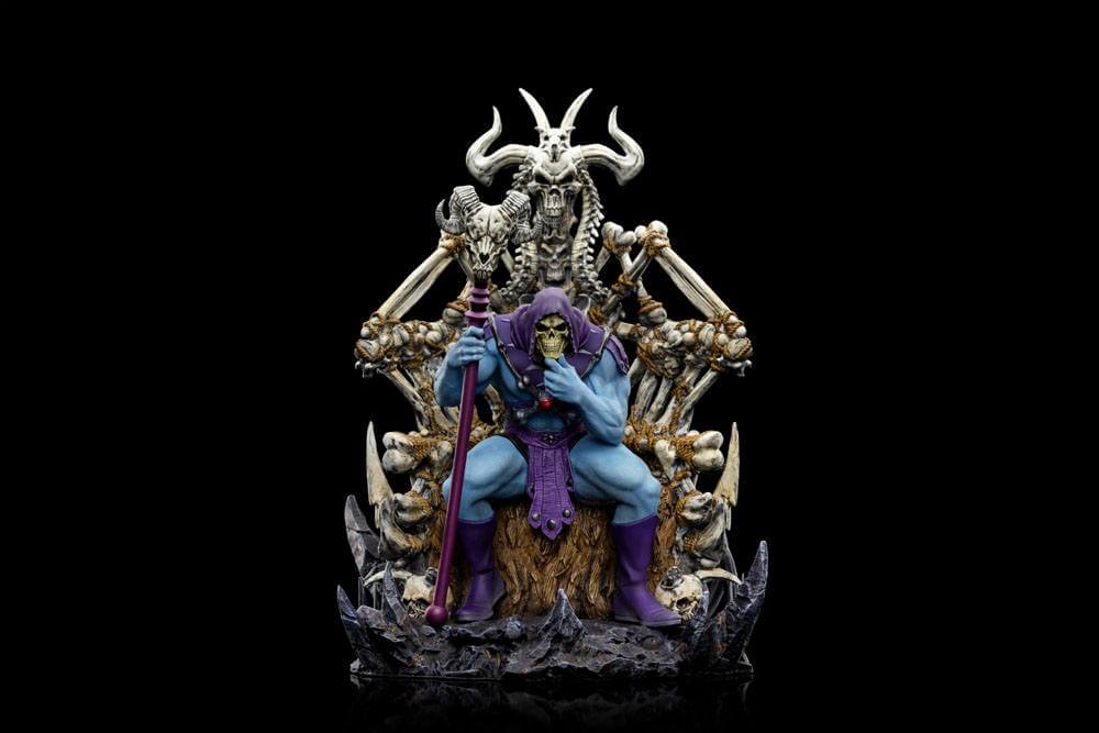 Masters of the Universe Art Scale Deluxe Statue 1/10 Skeletor on Throne Deluxe 29cm - Scale Statue - Iron Studios - Hobby Figures UK