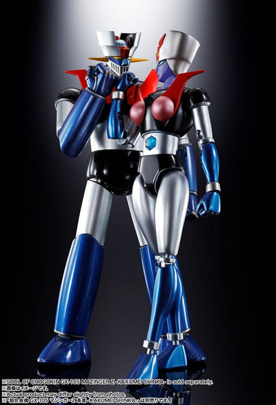 Mazinger Z Soul of Chogokin Diecast Action Figures GX-08R Aphrodai A vs GX-09R Minerva X 16cm - Action Figures - Bandai Tamashii Nations - Hobby Figures UK