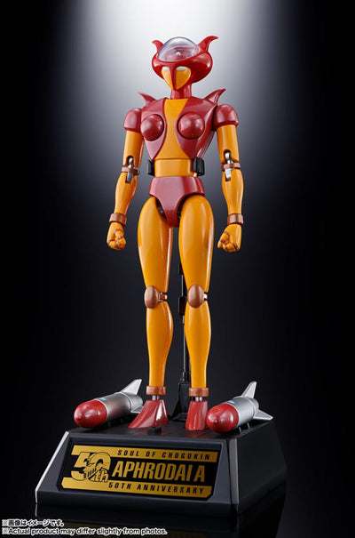 Mazinger Z Soul of Chogokin Diecast Action Figures GX-08R Aphrodai A vs GX-09R Minerva X 16cm - Action Figures - Bandai Tamashii Nations - Hobby Figures UK