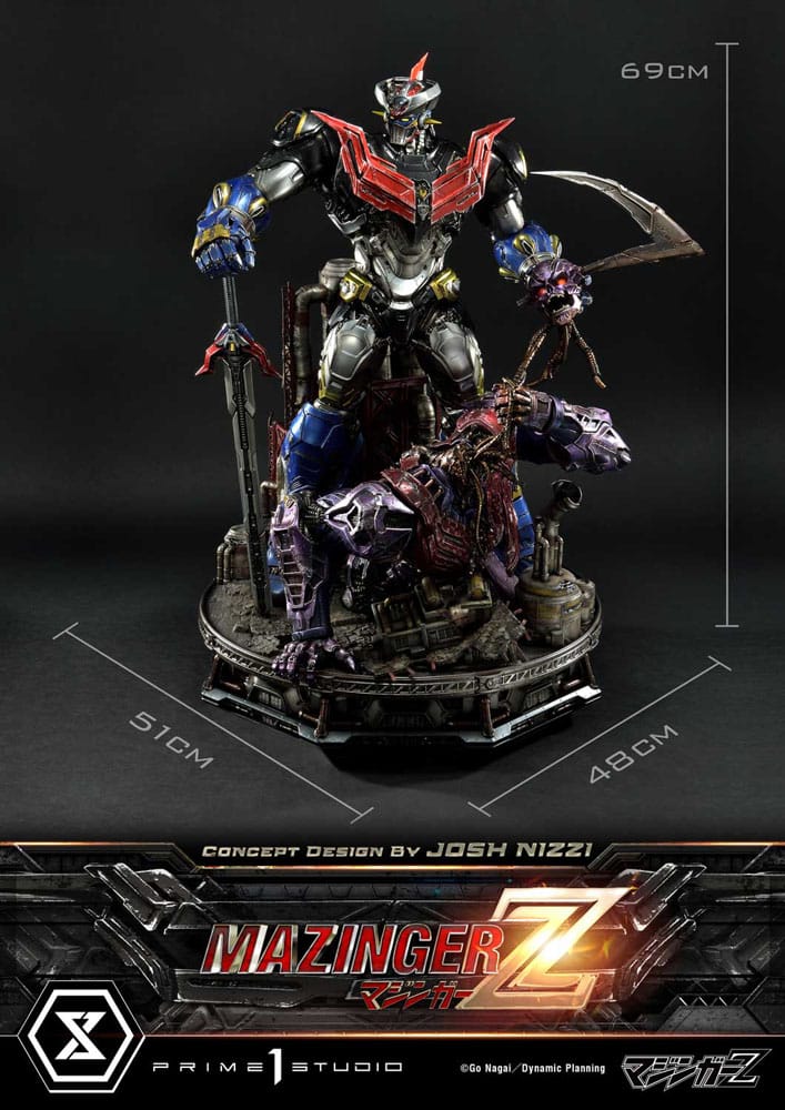 Mazinger Z Ultimate Diorama Masterline Statue Concept Design by Josh Nizzi Deluxe Bonus Version 69cm - Scale Statue - Prime 1 Studio - Hobby Figures UK