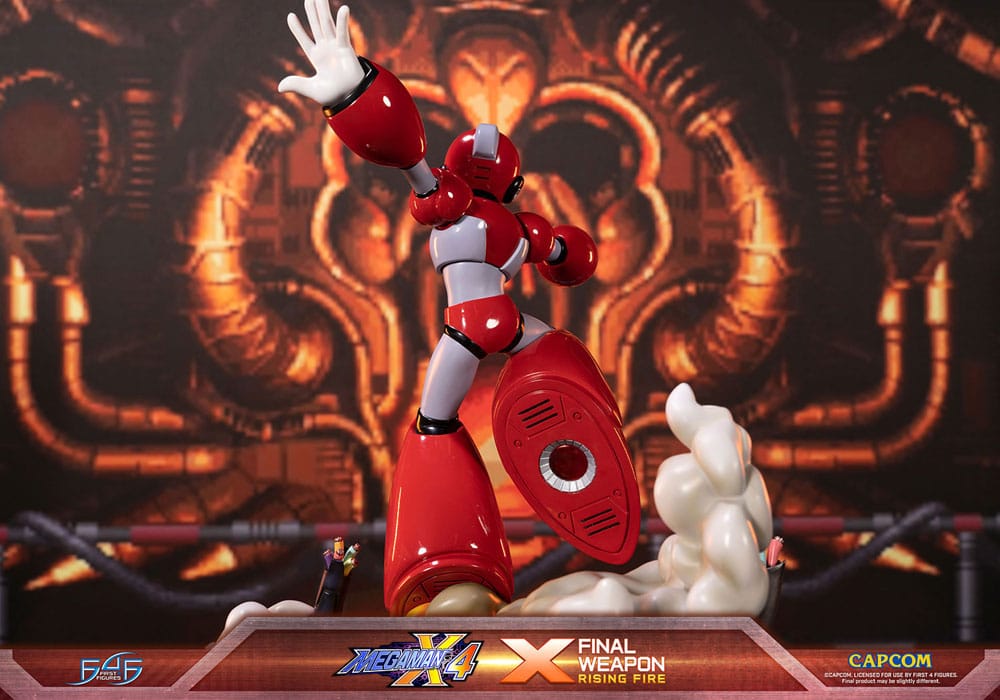 Mega Man X4 Statue X Finale Weapon Rising Fire 45cm - Scale Statue - First 4 Figures - Hobby Figures UK