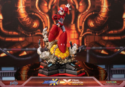 Mega Man X4 Statue X Finale Weapon Rising Fire 45cm - Scale Statue - First 4 Figures - Hobby Figures UK