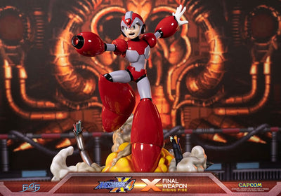 Mega Man X4 Statue X Finale Weapon Rising Fire 45cm - Scale Statue - First 4 Figures - Hobby Figures UK
