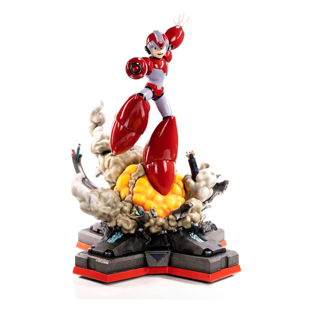 Mega Man X4 Statue X Finale Weapon Rising Fire 45cm - Scale Statue - First 4 Figures - Hobby Figures UK