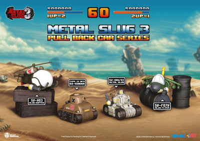 Metal Slug 3 Pull Back Car Series Pull Back Cars 4-Set - Mini Figures - Beast Kingdom Toys - Hobby Figures UK