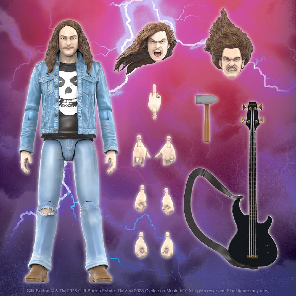 Metallica Ultimates Action Figure Cliff Burton 18cm - Action Figures - Super7 - Hobby Figures UK