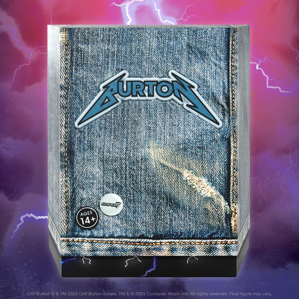 Metallica Ultimates Action Figure Cliff Burton 18cm - Action Figures - Super7 - Hobby Figures UK
