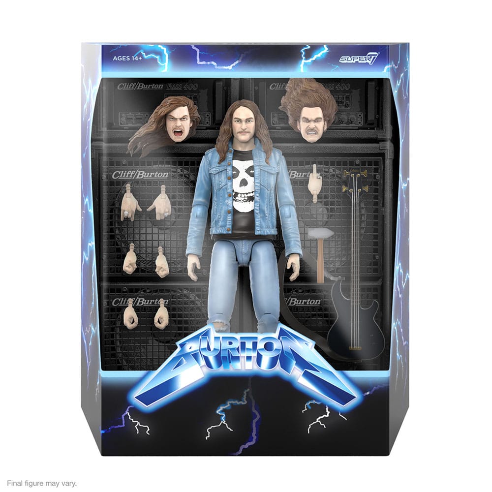 Metallica Ultimates Action Figure Cliff Burton 18cm - Action Figures - Super7 - Hobby Figures UK