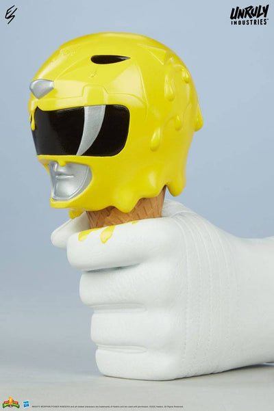 Mighty Morphin Power Rangers Designer Series Busts Red, Yellow and Blue Power Rangers Scoops Set 17cm - Scale Statue - Unruly Industries - Hobby Figures UK