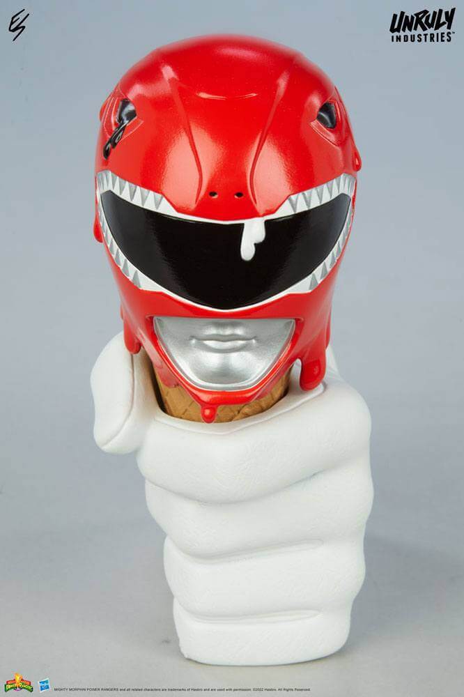 Mighty Morphin Power Rangers Designer Series Busts Red, Yellow and Blue Power Rangers Scoops Set 17cm - Scale Statue - Unruly Industries - Hobby Figures UK