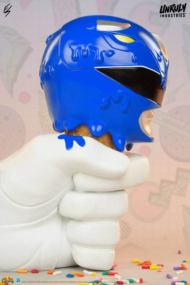 Mighty Morphin Power Rangers Designer Series Busts Red, Yellow and Blue Power Rangers Scoops Set 17cm - Scale Statue - Unruly Industries - Hobby Figures UK