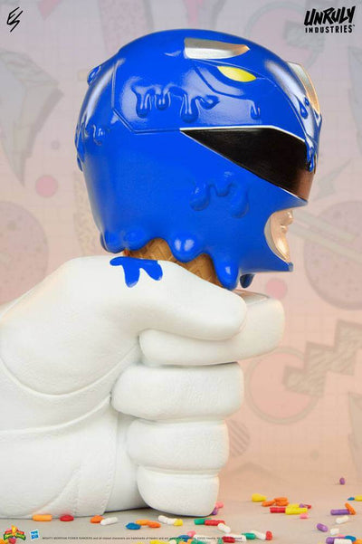 Mighty Morphin Power Rangers Designer Series Busts Red, Yellow and Blue Power Rangers Scoops Set 17cm - Scale Statue - Unruly Industries - Hobby Figures UK