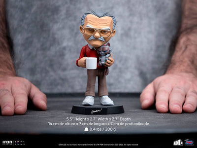 Stan Lee Mini Co. PVC Figure Stan Lee with Grumpy Cat 14cm - Mini Figures - Iron Studios - Hobby Figures UK