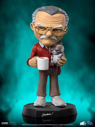 Stan Lee Mini Co. PVC Figure Stan Lee with Grumpy Cat 14cm - Mini Figures - Iron Studios - Hobby Figures UK