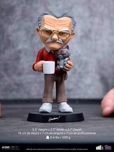 Stan Lee Mini Co. PVC Figure Stan Lee with Grumpy Cat 14cm - Mini Figures - Iron Studios - Hobby Figures UK