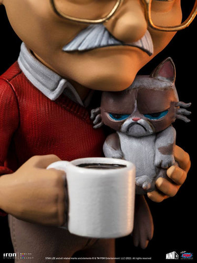 Stan Lee Mini Co. PVC Figure Stan Lee with Grumpy Cat 14cm - Mini Figures - Iron Studios - Hobby Figures UK
