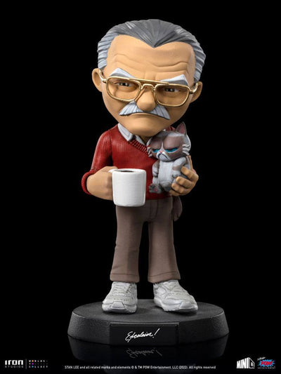 Stan Lee Mini Co. PVC Figure Stan Lee with Grumpy Cat 14cm - Mini Figures - Iron Studios - Hobby Figures UK
