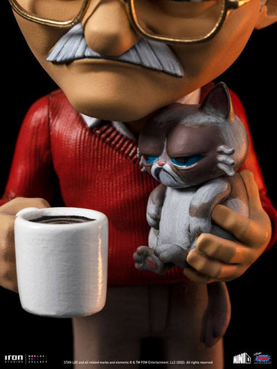 Stan Lee Mini Co. PVC Figure Stan Lee with Grumpy Cat 14cm - Mini Figures - Iron Studios - Hobby Figures UK