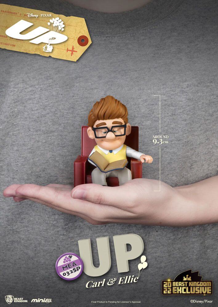 Up Mini Egg Attack Figures 2-Pack Up Series Carl & Ellie 9cm - Mini Figures - Beast Kingdom Toys - Hobby Figures UK