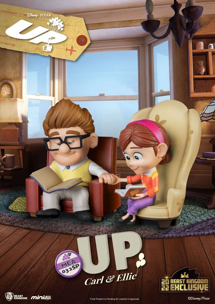 Up Mini Egg Attack Figures 2-Pack Up Series Carl & Ellie 9cm - Mini Figures - Beast Kingdom Toys - Hobby Figures UK