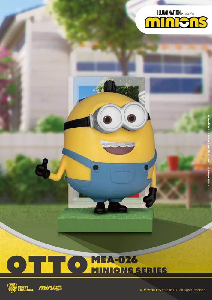 Minions: The Rise of Gru Mini Egg Attack Figure 8cm 8-Pack Assortment - Mini Figures - Beast Kingdom Toys - Hobby Figures UK