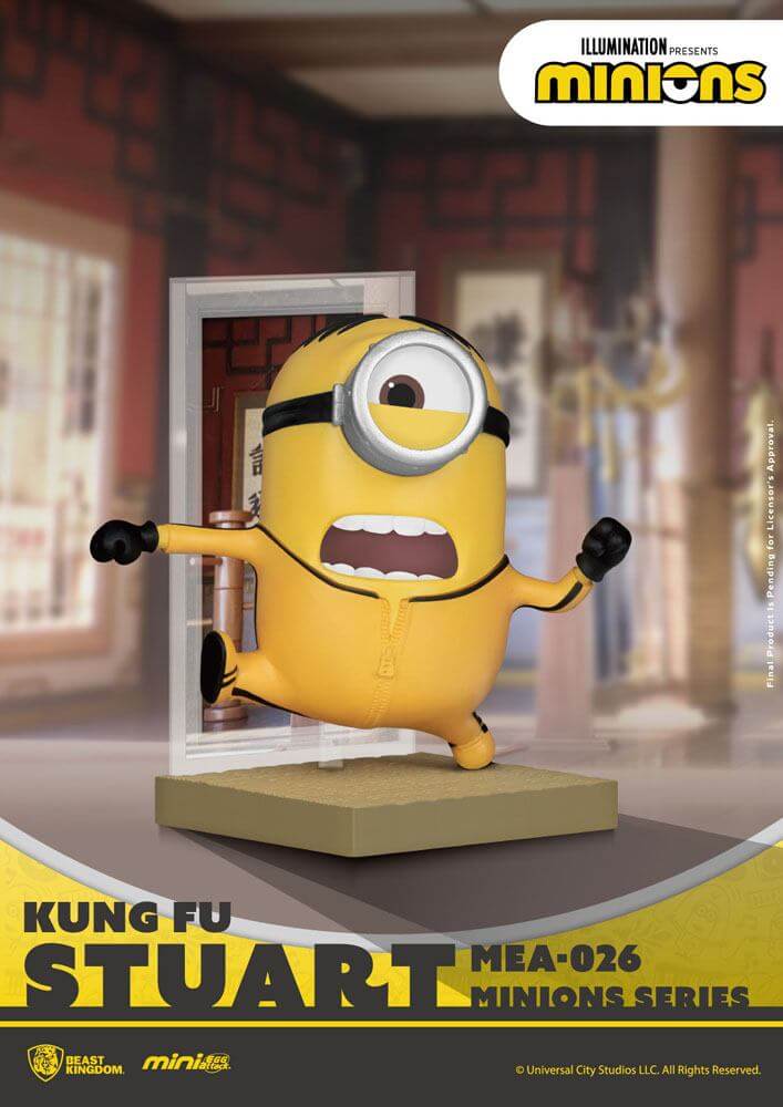 Minions: The Rise of Gru Mini Egg Attack Figure 8cm 8-Pack Assortment - Mini Figures - Beast Kingdom Toys - Hobby Figures UK