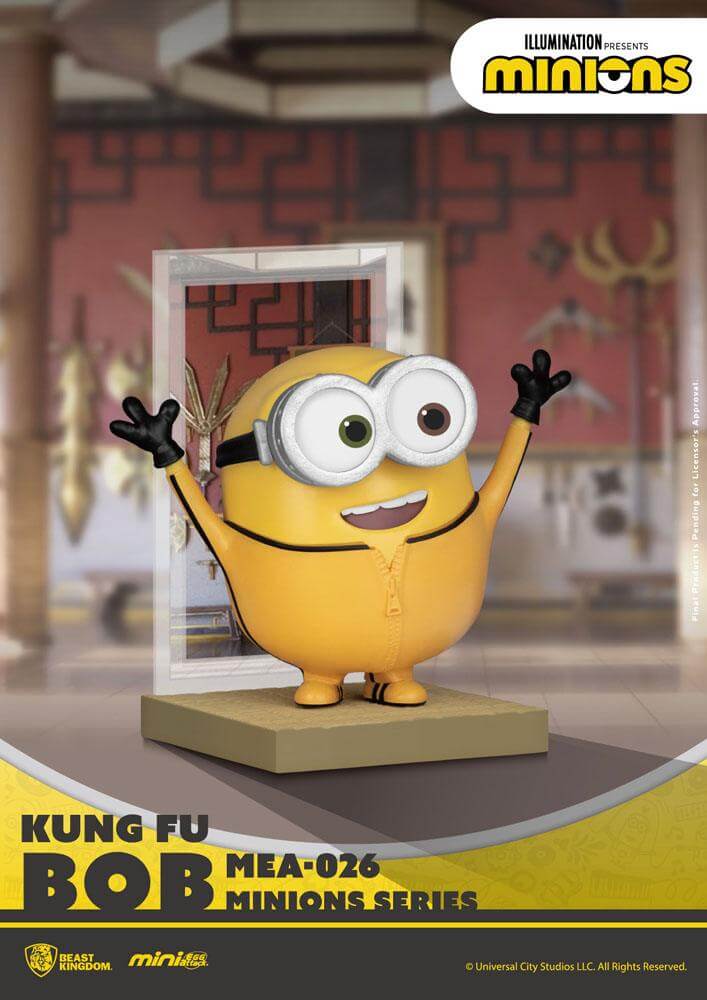 Minions: The Rise of Gru Mini Egg Attack Figure 8cm 8-Pack Assortment - Mini Figures - Beast Kingdom Toys - Hobby Figures UK