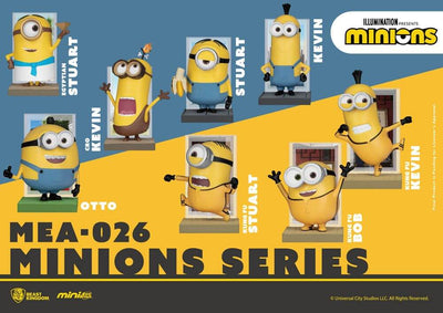 Minions: The Rise of Gru Mini Egg Attack Figure 8cm 8-Pack Assortment - Mini Figures - Beast Kingdom Toys - Hobby Figures UK