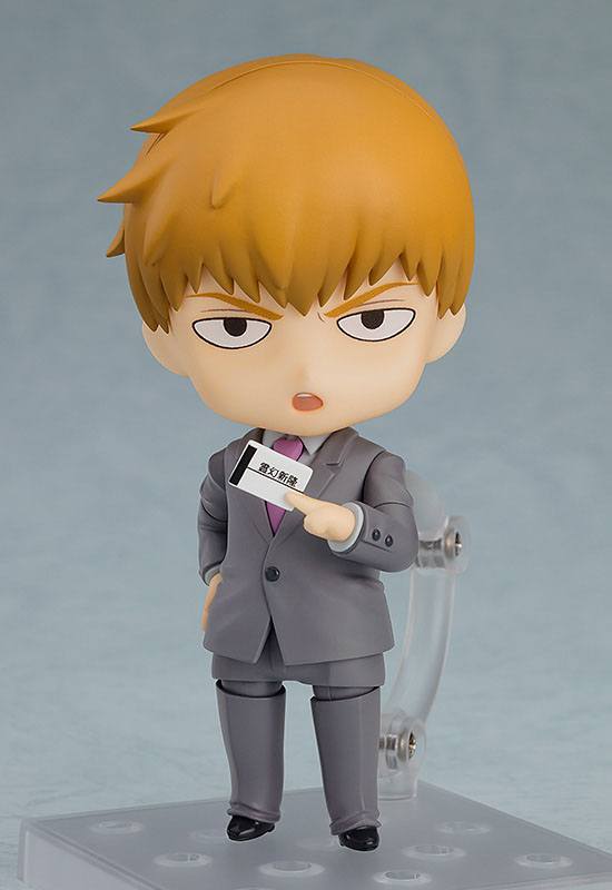 Mob Psycho 100 III Nendoroid Action Figure Arataka Reigen 10cm - Mini Figures - Orange Rouge - Hobby Figures UK