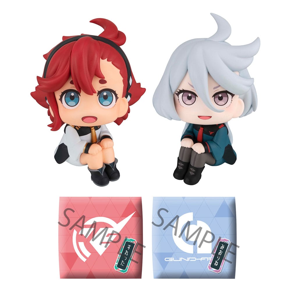 Mobile Suit Gundam: The Witch from Mercury Look Up PVC Statues Suletta Mercury & Miorine Rembran Set 11cm