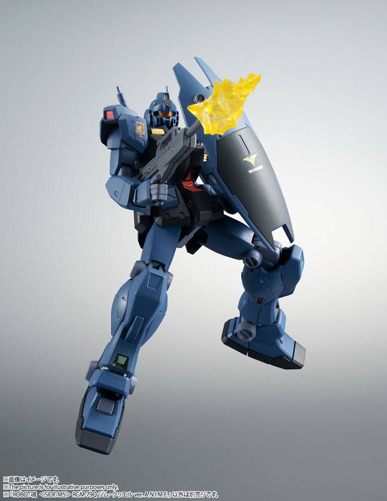Mobile Suit Gundam 0083 Robot Spirits Action Figure (Side MS) RGM-79Q GM Quel ver. A.N.I.M.E. 13cm - Action Figures - Bandai Tamashii Nations - Hobby Figures UK