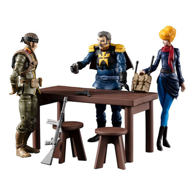 Mobile Suit Gundam G.M.G. Action Figures with Vehicle Principality of Zeon Team Ramba Ral Set 10cm - Action Figures - Megahouse - Hobby Figures UK