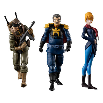 Mobile Suit Gundam G.M.G. Action Figures with Vehicle Principality of Zeon Team Ramba Ral Set 10cm - Action Figures - Megahouse - Hobby Figures UK