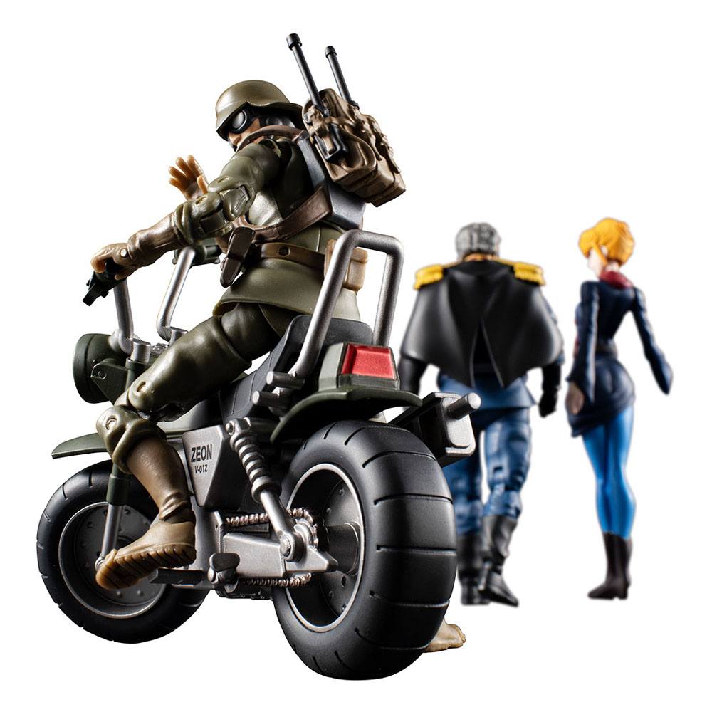 Mobile Suit Gundam G.M.G. Action Figures with Vehicle Principality of Zeon Team Ramba Ral Set 10cm - Action Figures - Megahouse - Hobby Figures UK