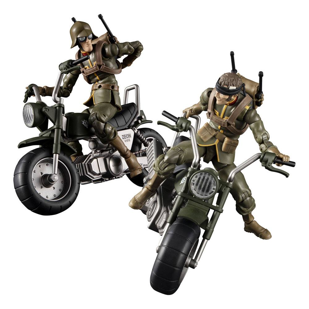 Mobile Suit Gundam G.M.G. Action Figures with Vehicle Principality of Zeon Team Ramba Ral Set 10cm - Action Figures - Megahouse - Hobby Figures UK