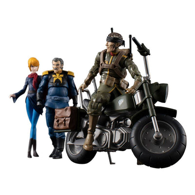Mobile Suit Gundam G.M.G. Action Figures with Vehicle Principality of Zeon Team Ramba Ral Set 10cm - Action Figures - Megahouse - Hobby Figures UK