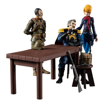 Mobile Suit Gundam G.M.G. Action Figures with Vehicle Principality of Zeon Team Ramba Ral Set 10cm - Action Figures - Megahouse - Hobby Figures UK