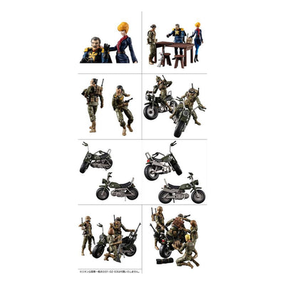 Mobile Suit Gundam G.M.G. Action Figures with Vehicle Principality of Zeon Team Ramba Ral Set 10cm - Action Figures - Megahouse - Hobby Figures UK