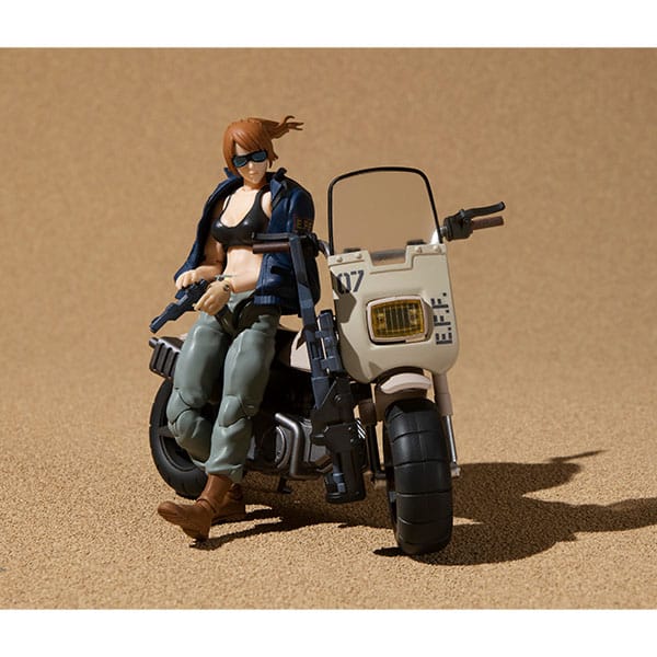 Mobile Suit Gundam G.M.G. Action Figures with Vehicle The 8th MS Team Earth Federation Forces V-SP09 Standard Infantry & Federation Infantry Motorbike - Action Figures - Megahouse - Hobby Figures UK