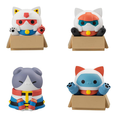 Mobile Suit Gundam Mega Cat Project Trading Figures Nyandam We are the Earth Federation Force Special Set 3cm - Mini Figures - Megahouse - Hobby Figures UK