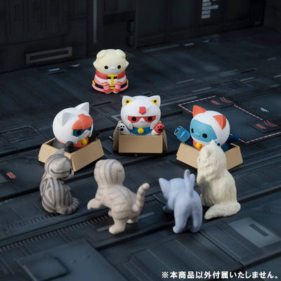 Mobile Suit Gundam Mega Cat Project Trading Figures Nyandam We are the Earth Federation Force Special Set 3cm - Mini Figures - Megahouse - Hobby Figures UK
