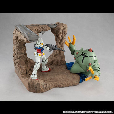 Mobile Suit Gundam Realistic Model Series Diorama G Structure GS01 Tragedy in Jaburo - Scale Statue - Megahouse - Hobby Figures UK