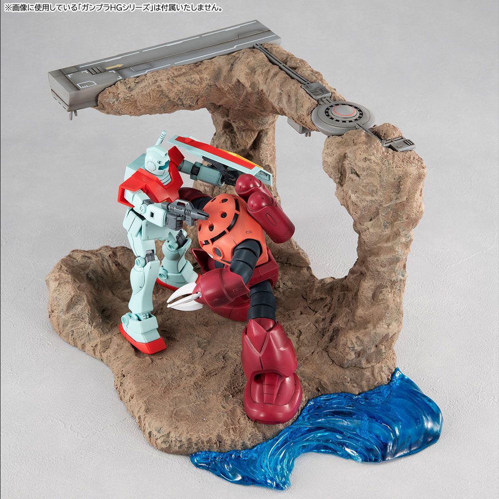 Mobile Suit Gundam Realistic Model Series Diorama G Structure GS01 Tragedy in Jaburo - Scale Statue - Megahouse - Hobby Figures UK