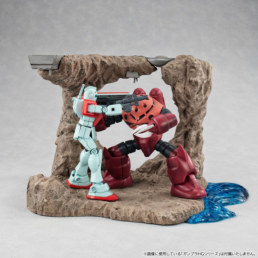 Mobile Suit Gundam Realistic Model Series Diorama G Structure GS01 Tragedy in Jaburo - Scale Statue - Megahouse - Hobby Figures UK